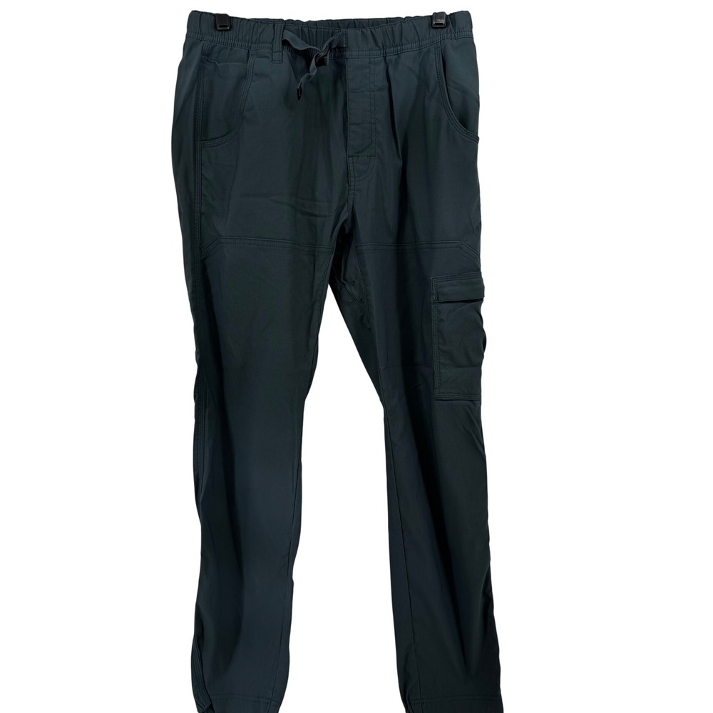 Prana Zion Men Small Slate‎ Blue Grey Outdoor Hiking Cargo Pant Standard Fit UPF